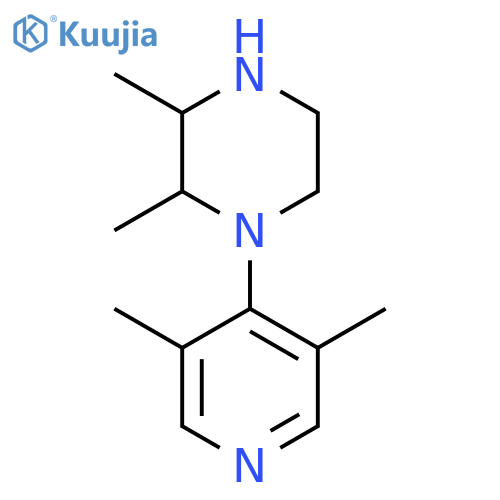 1-(3,5-Dimethylpyridin-4-yl)-2,3-dimethylpiperazine structure