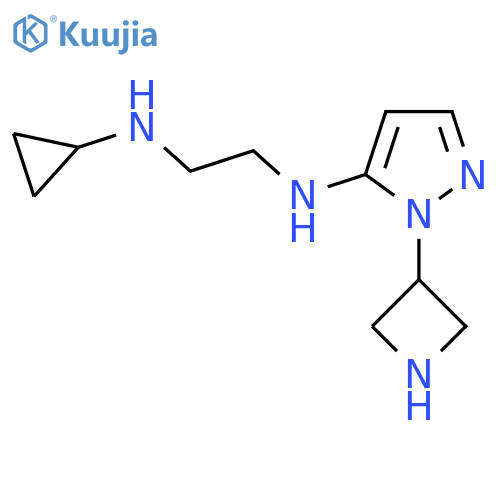 N1-1-(azetidin-3-yl)-1H-pyrazol-5-yl-N2-cyclopropylethane-1,2-diamine structure