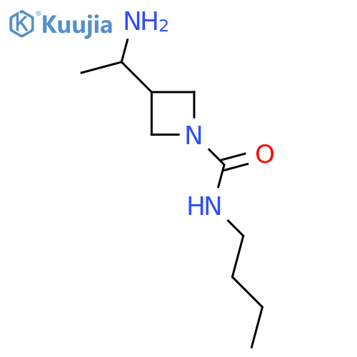 3-(1-aminoethyl)-N-butylazetidine-1-carboxamide structure