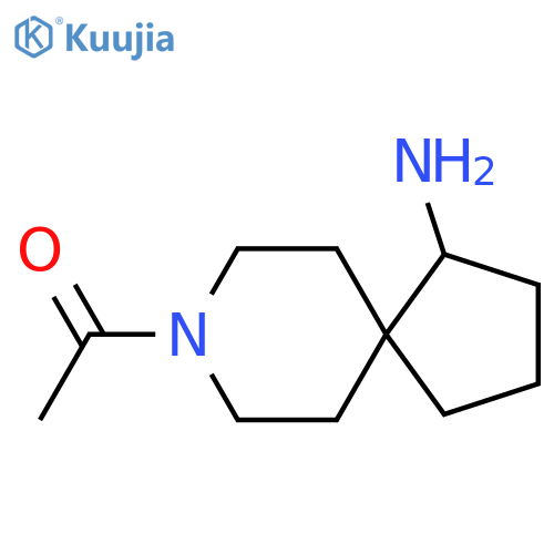 1-{1-Amino-8-azaspiro[4.5]decan-8-yl}ethan-1-one structure