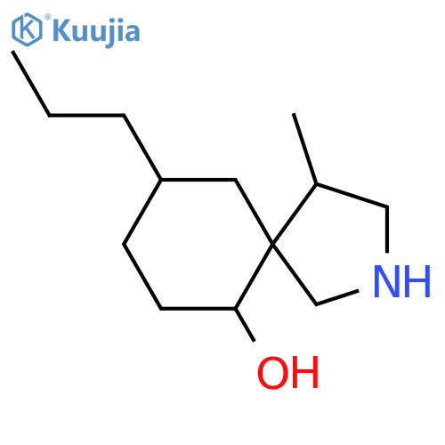 4-methyl-9-propyl-2-azaspiro4.5decan-6-ol structure