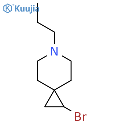 1-bromo-6-propyl-6-azaspiro2.5octane structure