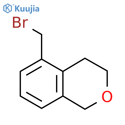5-(bromomethyl)-3,4-dihydro-1H-2-benzopyran structure
