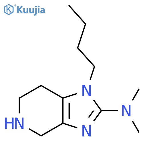1-butyl-N,N-dimethyl-1H,4H,5H,6H,7H-imidazo[4,5-c]pyridin-2-amine structure