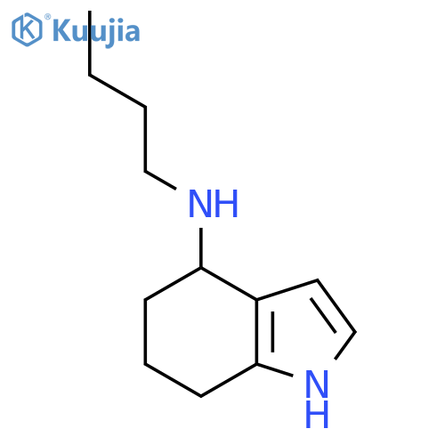 N-butyl-4,5,6,7-tetrahydro-1H-indol-4-amine structure