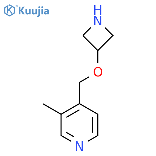 4-(azetidin-3-yloxy)methyl-3-methylpyridine structure