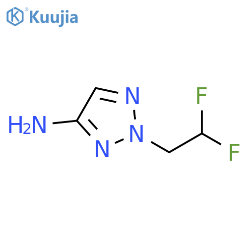 2H-1,2,3-Triazol-4-amine, 2-(2,2-difluoroethyl)- structure