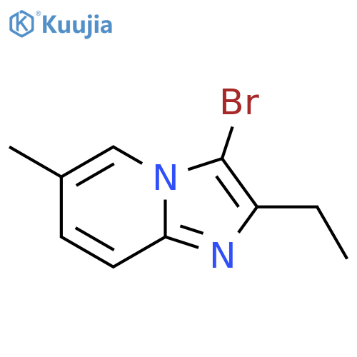 3-bromo-2-ethyl-6-methylimidazo1,2-apyridine structure