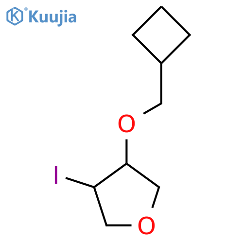 3-(cyclobutylmethoxy)-4-iodooxolane structure