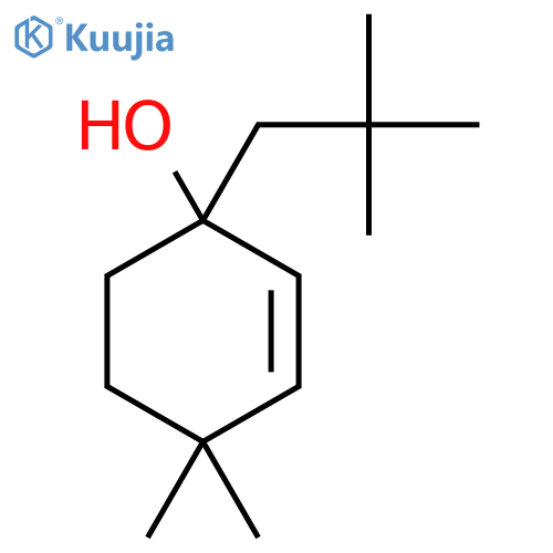 1-(2,2-Dimethylpropyl)-4,4-dimethylcyclohex-2-en-1-ol structure