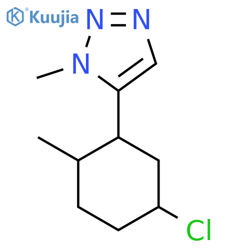 5-(5-chloro-2-methylcyclohexyl)-1-methyl-1H-1,2,3-triazole structure