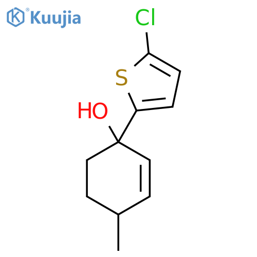 1-(5-Chlorothiophen-2-yl)-4-methylcyclohex-2-en-1-ol structure