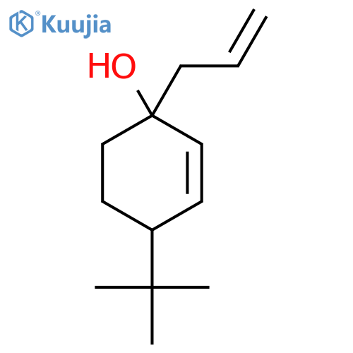 4-Tert-butyl-1-(prop-2-en-1-yl)cyclohex-2-en-1-ol structure