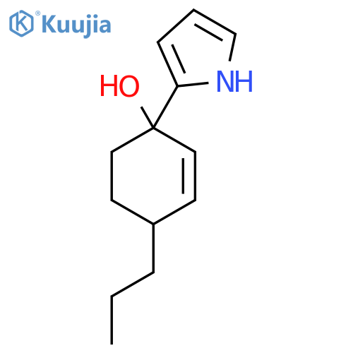 4-propyl-1-(1H-pyrrol-2-yl)cyclohex-2-en-1-ol structure