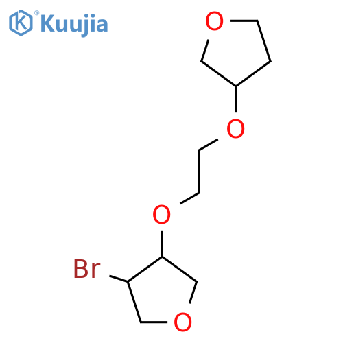 3-bromo-4-2-(oxolan-3-yloxy)ethoxyoxolane structure
