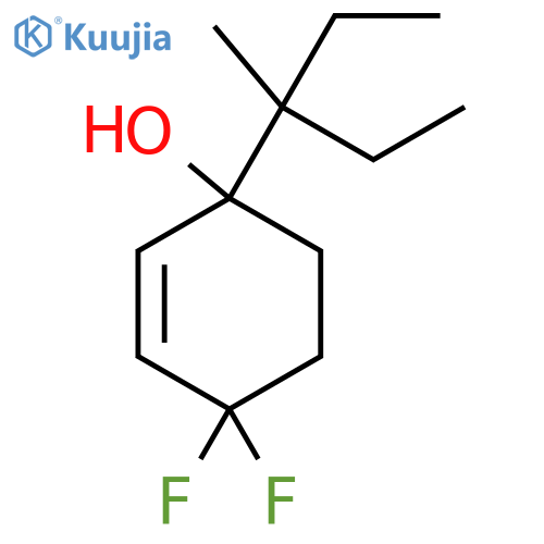 4,4-Difluoro-1-(3-methylpentan-3-yl)cyclohex-2-en-1-ol structure