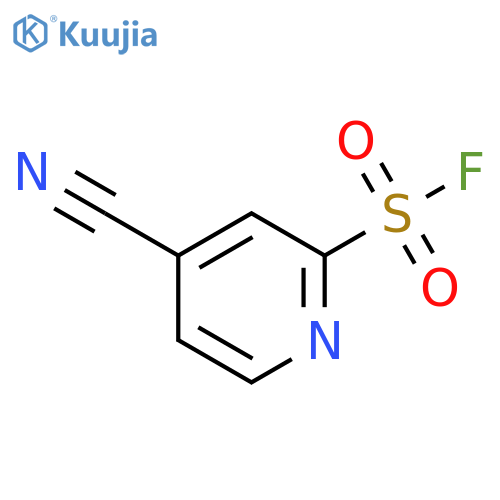 4-cyanopyridine-2-sulfonyl fluoride structure