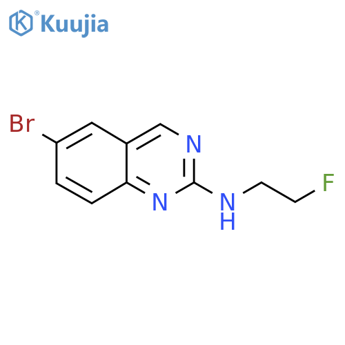 6-bromo-N-(2-fluoroethyl)quinazolin-2-amine structure