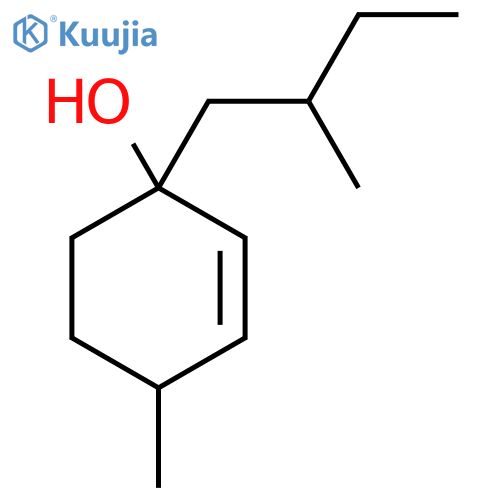4-Methyl-1-(2-methylbutyl)cyclohex-2-en-1-ol structure