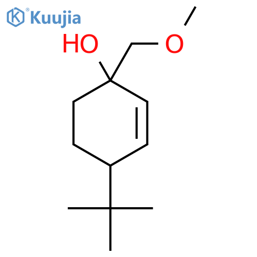 4-Tert-butyl-1-(methoxymethyl)cyclohex-2-en-1-ol structure