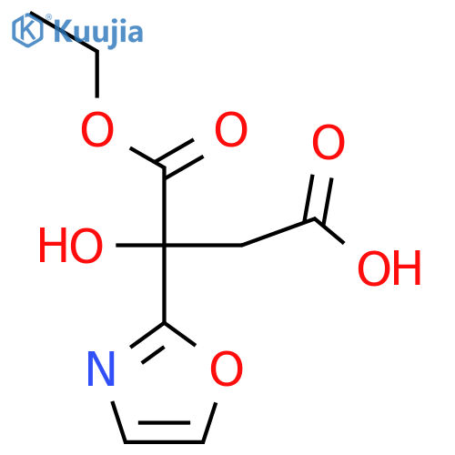 4-ethoxy-3-hydroxy-3-(1,3-oxazol-2-yl)-4-oxobutanoic acid structure