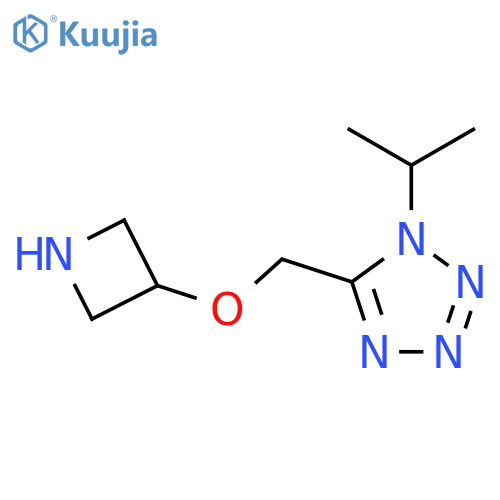 5-(azetidin-3-yloxy)methyl-1-(propan-2-yl)-1H-1,2,3,4-tetrazole structure