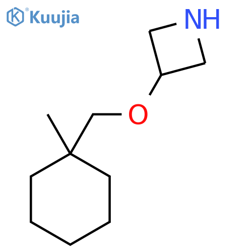 3-(1-methylcyclohexyl)methoxyazetidine structure