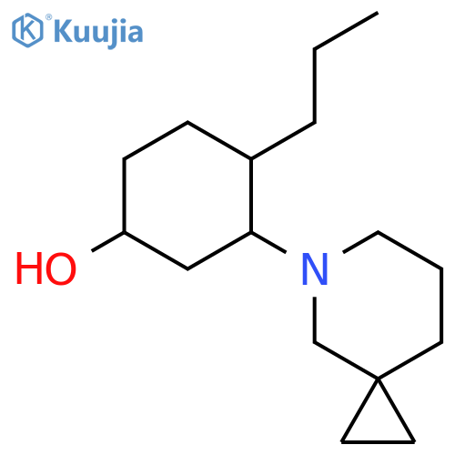 3-{5-Azaspiro[2.5]octan-5-yl}-4-propylcyclohexan-1-ol structure