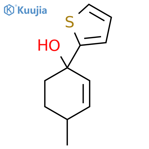 4-Methyl-1-(thiophen-2-yl)cyclohex-2-en-1-ol structure