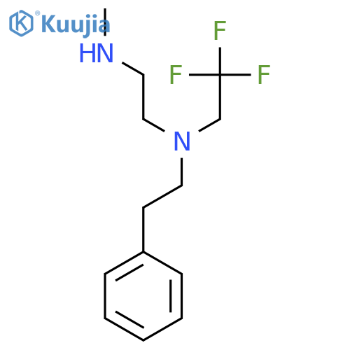 2-(methylamino)ethyl(2-phenylethyl)(2,2,2-trifluoroethyl)amine structure