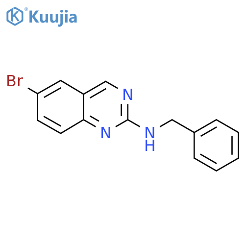 N-benzyl-6-bromoquinazolin-2-amine structure