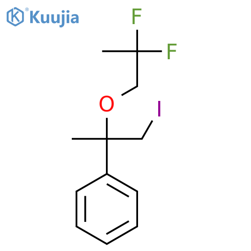 2-(2,2-difluoropropoxy)-1-iodopropan-2-ylbenzene structure