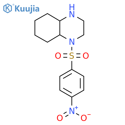 1-(4-Nitrobenzenesulfonyl)-decahydroquinoxaline structure