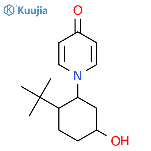 1-(2-Tert-butyl-5-hydroxycyclohexyl)-1,4-dihydropyridin-4-one structure