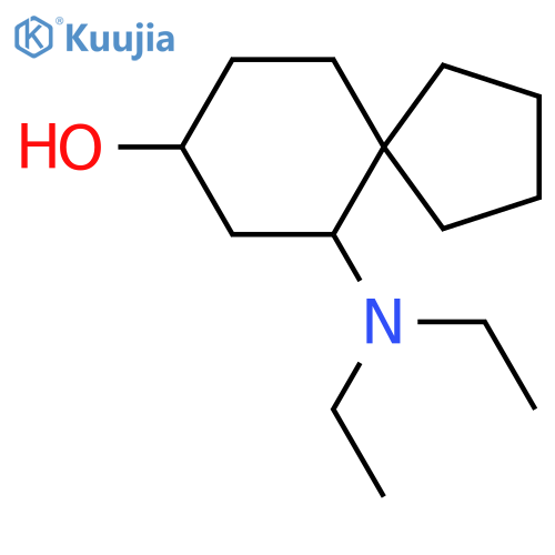6-(Diethylamino)spiro[4.5]decan-8-ol structure