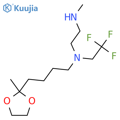 4-(2-methyl-1,3-dioxolan-2-yl)butyl2-(methylamino)ethyl(2,2,2-trifluoroethyl)amine structure