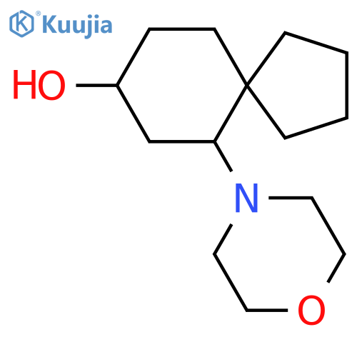 6-(Morpholin-4-yl)spiro[4.5]decan-8-ol structure