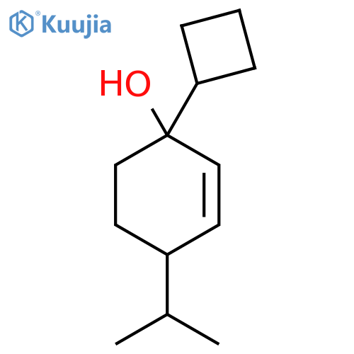 1-Cyclobutyl-4-(propan-2-yl)cyclohex-2-en-1-ol structure