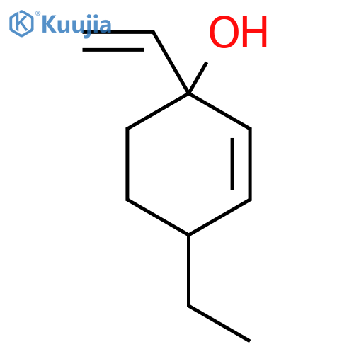 1-Ethenyl-4-ethylcyclohex-2-en-1-ol structure