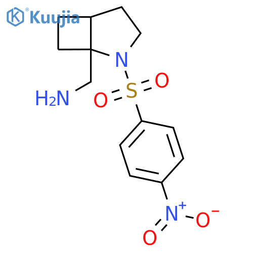 1-[2-(4-Nitrobenzenesulfonyl)-2-azabicyclo[3.2.0]heptan-1-yl]methanamine structure