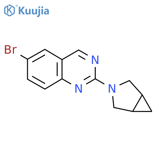 2-{3-Azabicyclo[3.1.0]hexan-3-yl}-6-bromoquinazoline structure