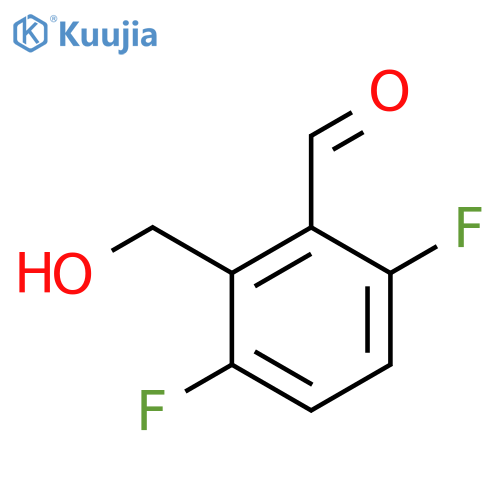 3,6-Difluoro-2-(hydroxymethyl)benzaldehyde structure