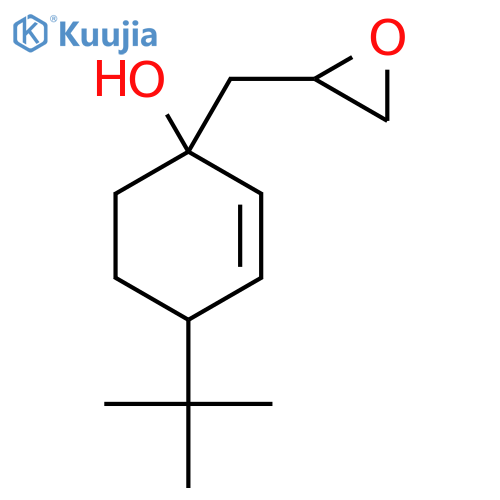 4-Tert-butyl-1-[(oxiran-2-yl)methyl]cyclohex-2-en-1-ol structure