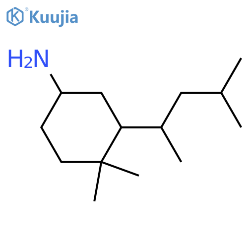 4,4-Dimethyl-3-(4-methylpentan-2-yl)cyclohexan-1-amine structure