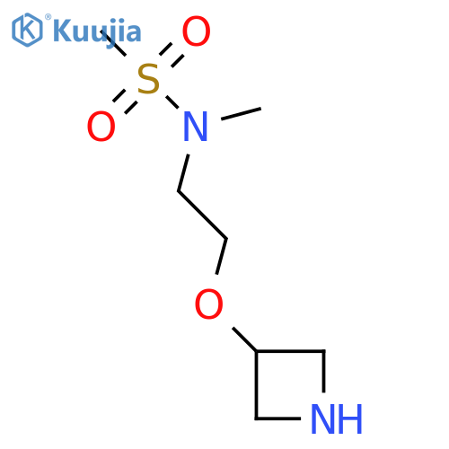 N-2-(azetidin-3-yloxy)ethyl-N-methylmethanesulfonamide structure