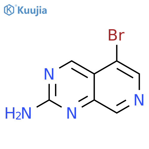 5-bromopyrido3,4-dpyrimidin-2-amine structure
