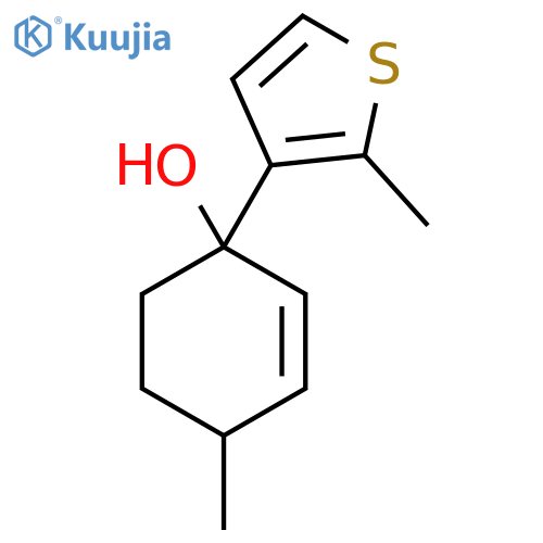 4-Methyl-1-(2-methylthiophen-3-yl)cyclohex-2-en-1-ol structure
