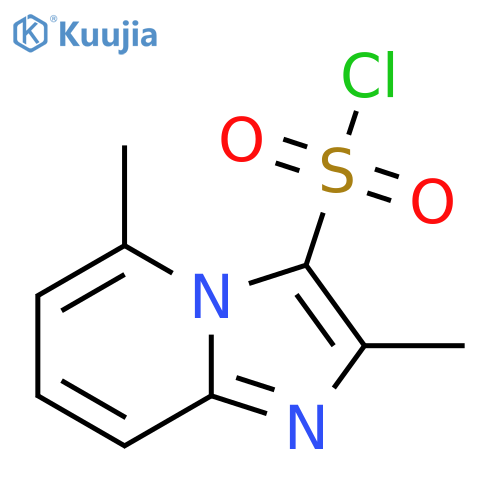 2,5-dimethylimidazo1,2-apyridine-3-sulfonyl chloride structure