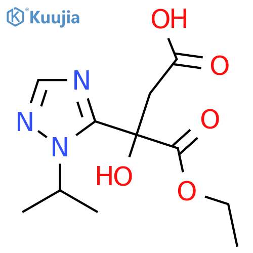 4-ethoxy-3-hydroxy-4-oxo-3-1-(propan-2-yl)-1H-1,2,4-triazol-5-ylbutanoic acid structure