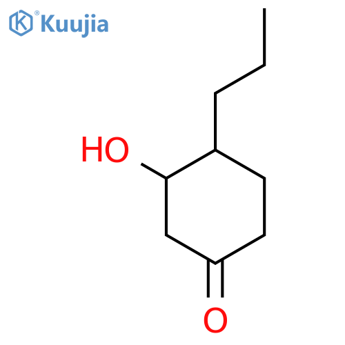 3-Hydroxy-4-propylcyclohexan-1-one structure